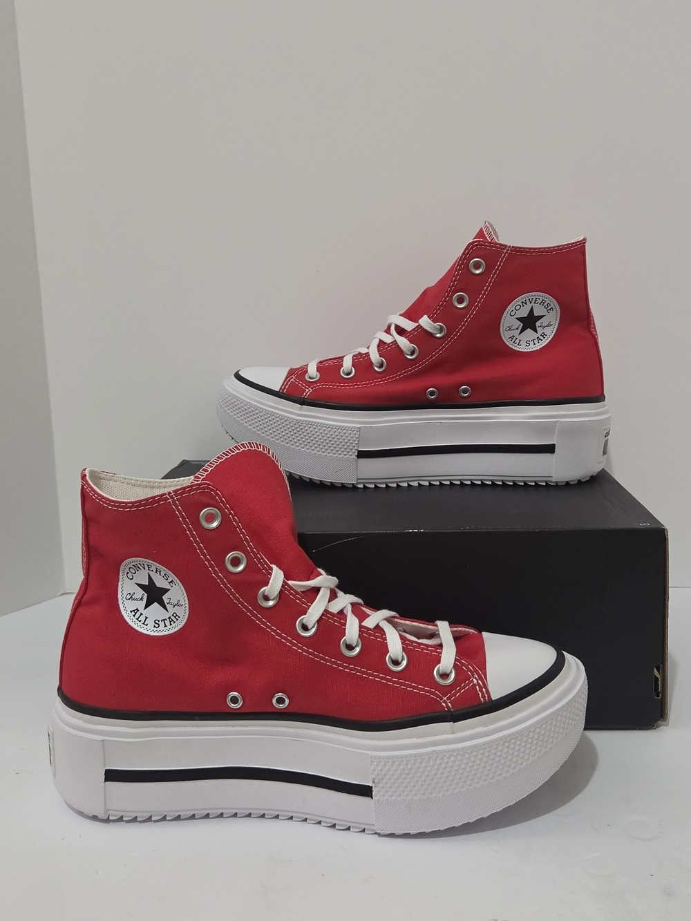 Ladies Converse CTAS Lift Double Stack Hi A15542C New In Box